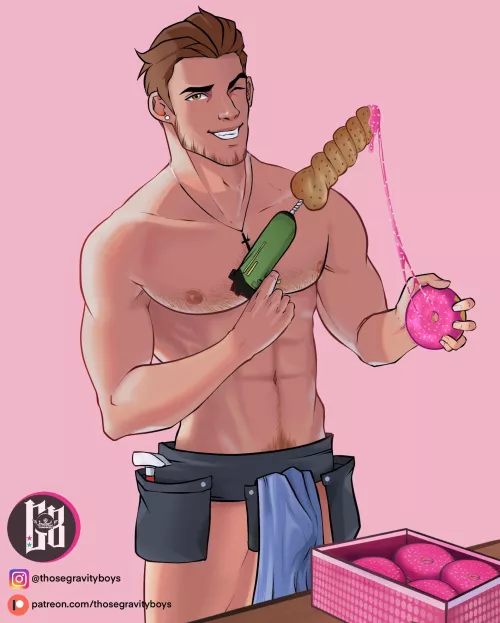 My boy Gianni packing some hardware, and your breakfast apparently 😉 (Gravity Boys links in comments)