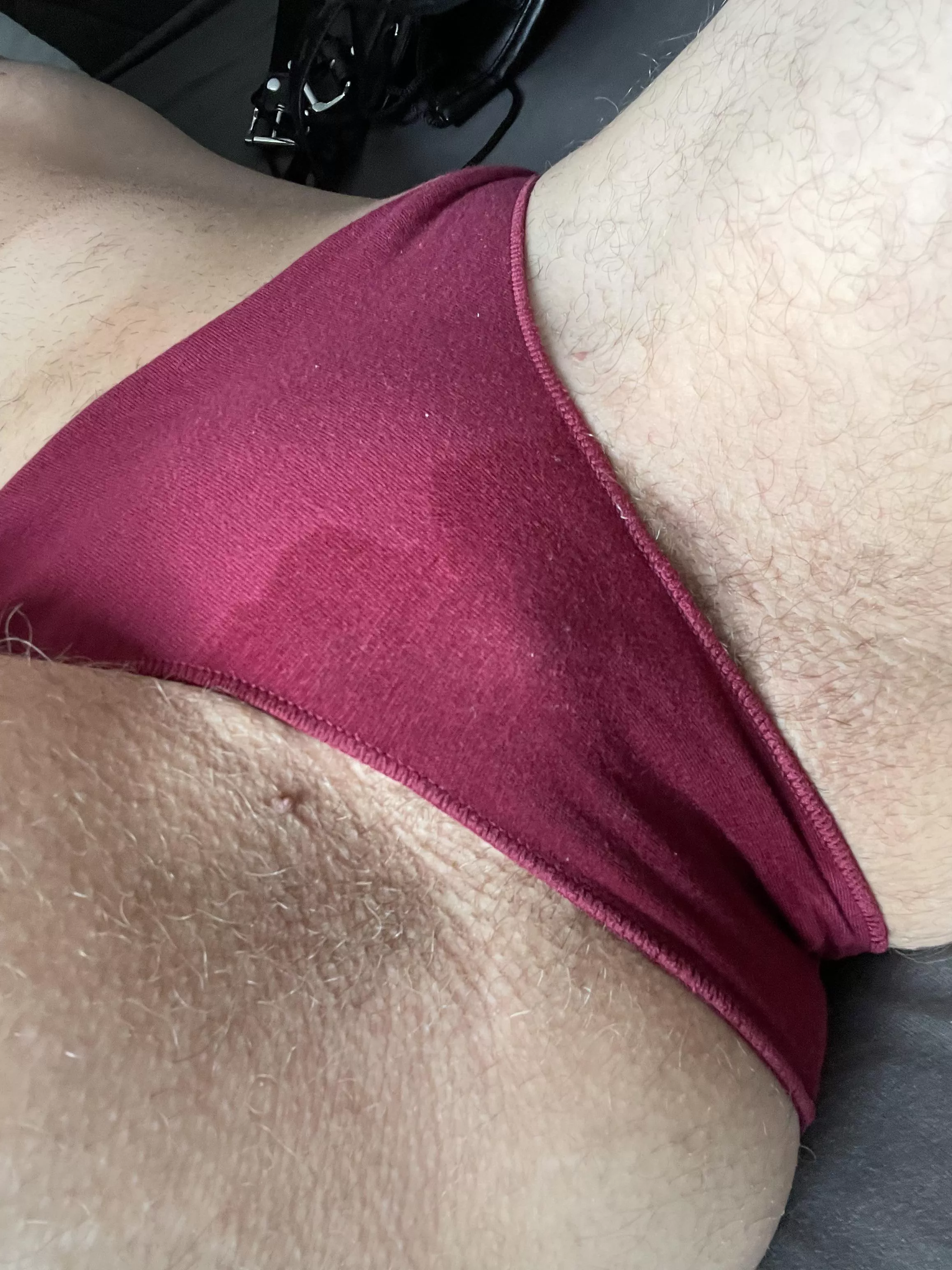 My pussy so wet from thinking about getting tied up and gagged