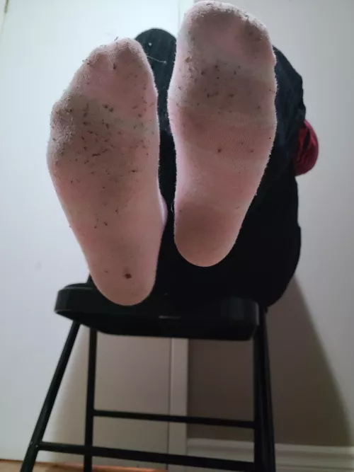 My socks are pretty dirty but would you still show them some love? 😍🖤💜🖤