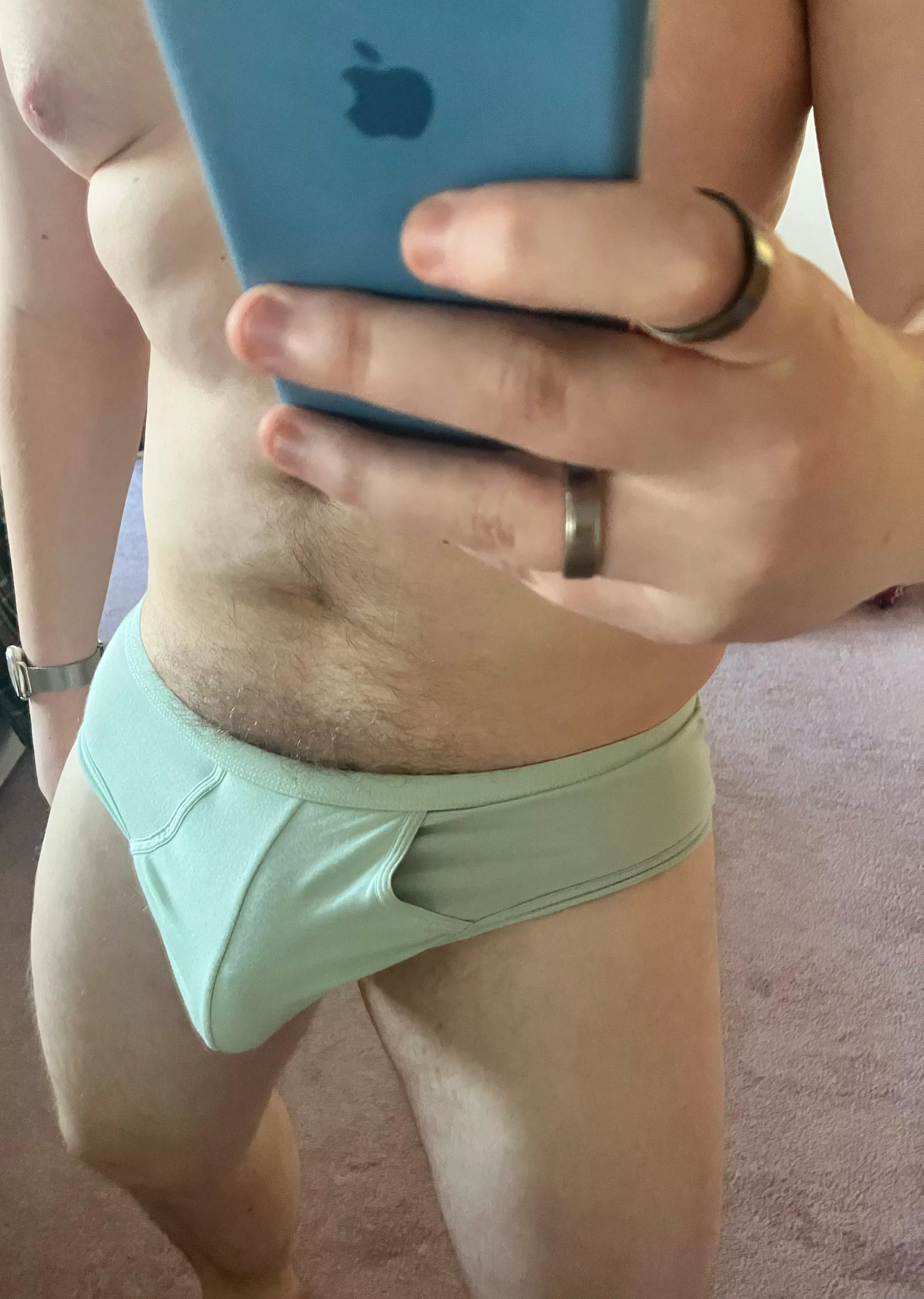 new briefs can’t completely cover my pubes