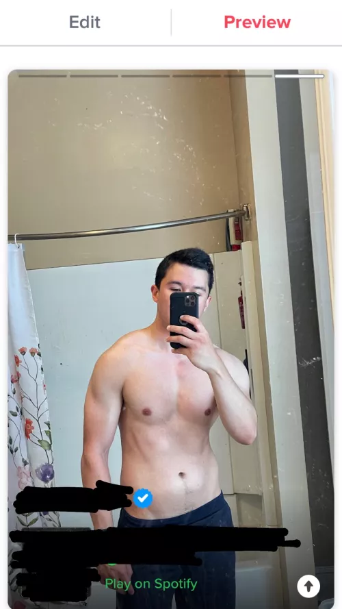 Newly single and just made a tinder. Would you swipe right?