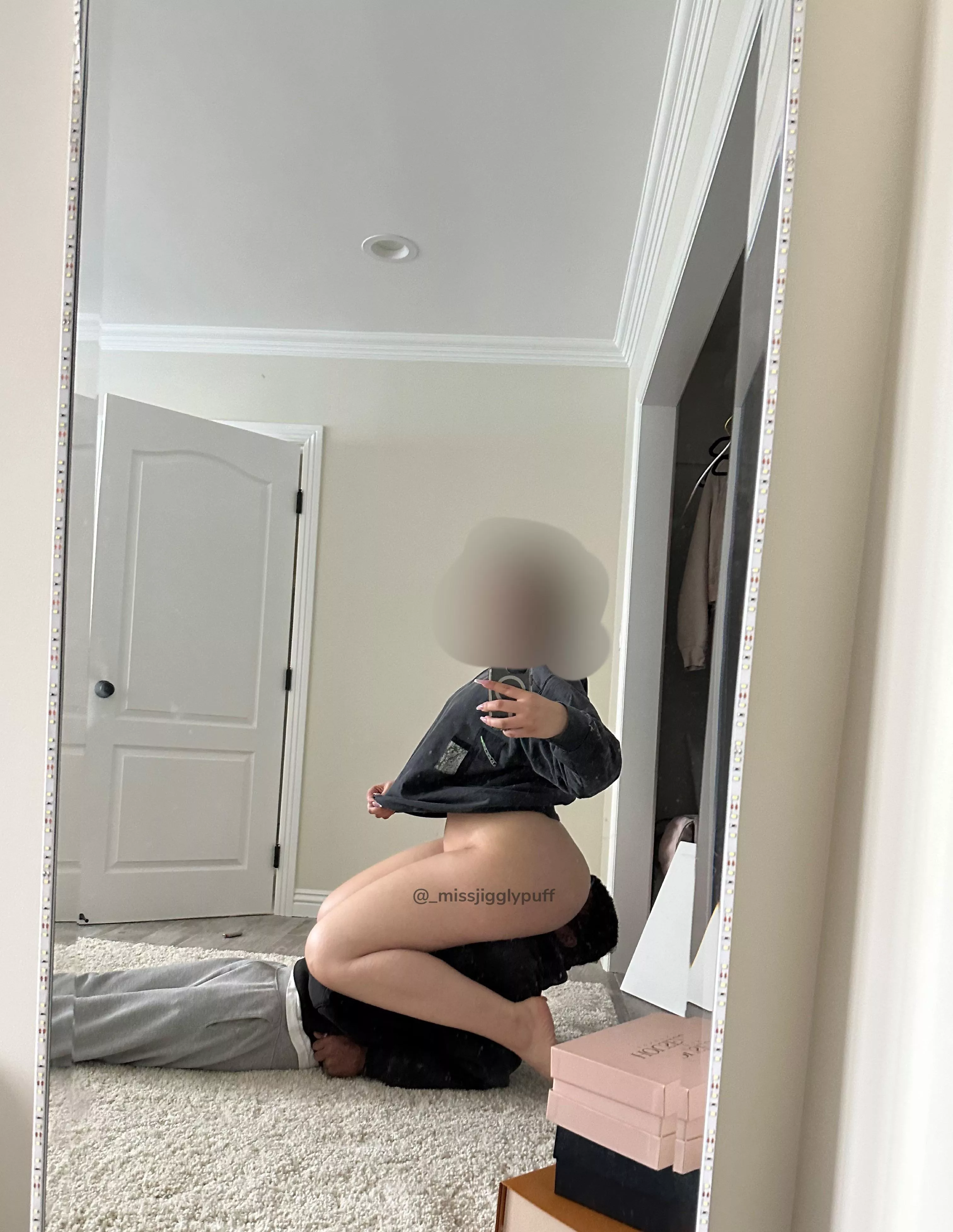 Objectifying my human seat has to be my favorite past time….I’m always surprised at how much abuse that little boney face of his can take lol