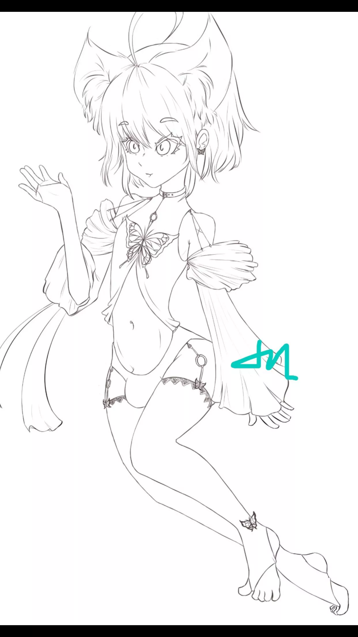 (OC) my kinda lewd oc :3 i’m currently painting him