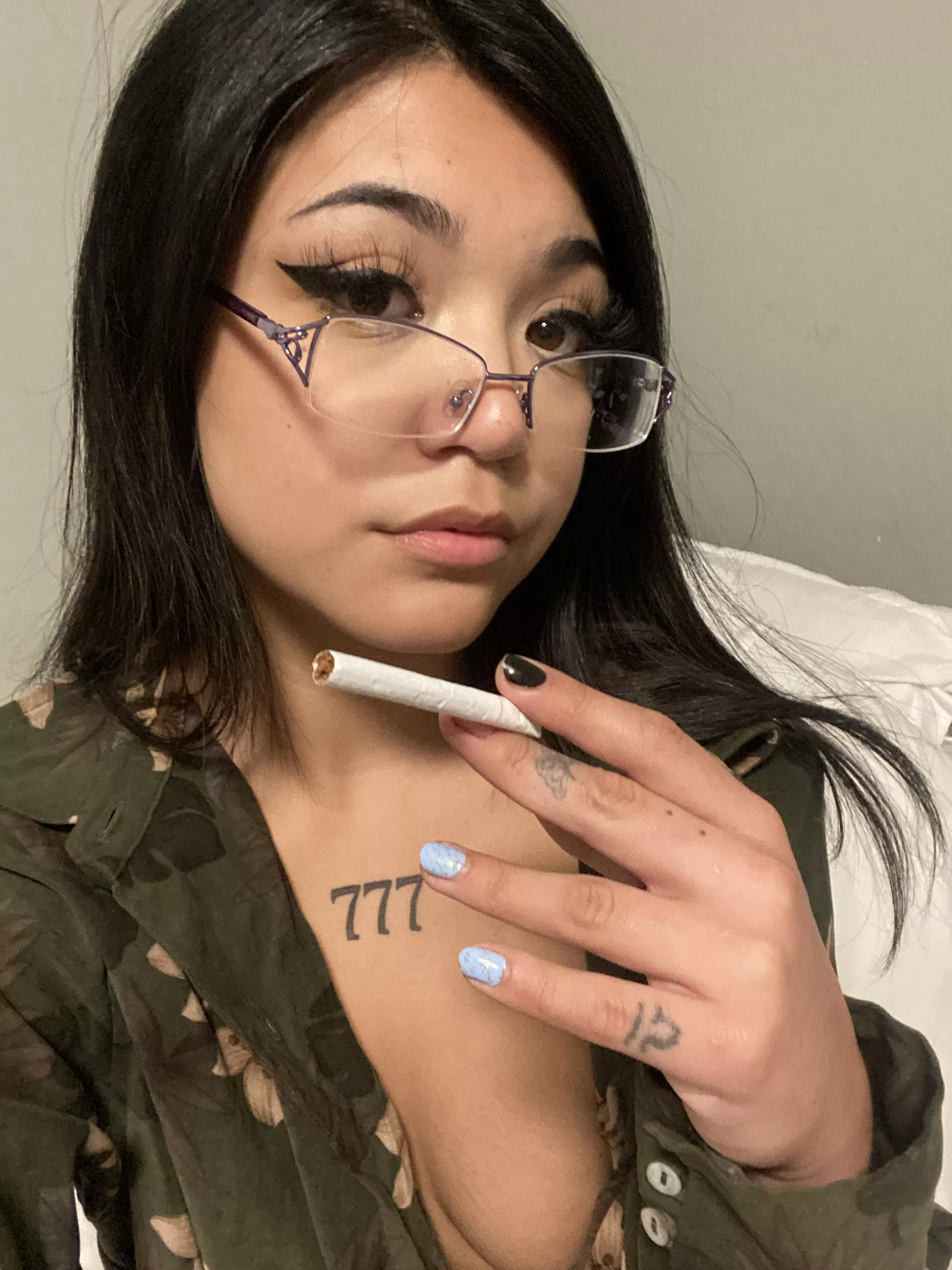 Oh.. hey. Do you have a lighter?