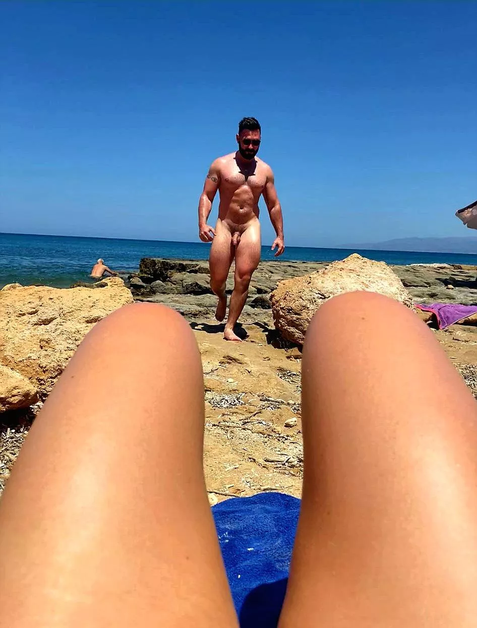 our first nude beach! it was so exciting