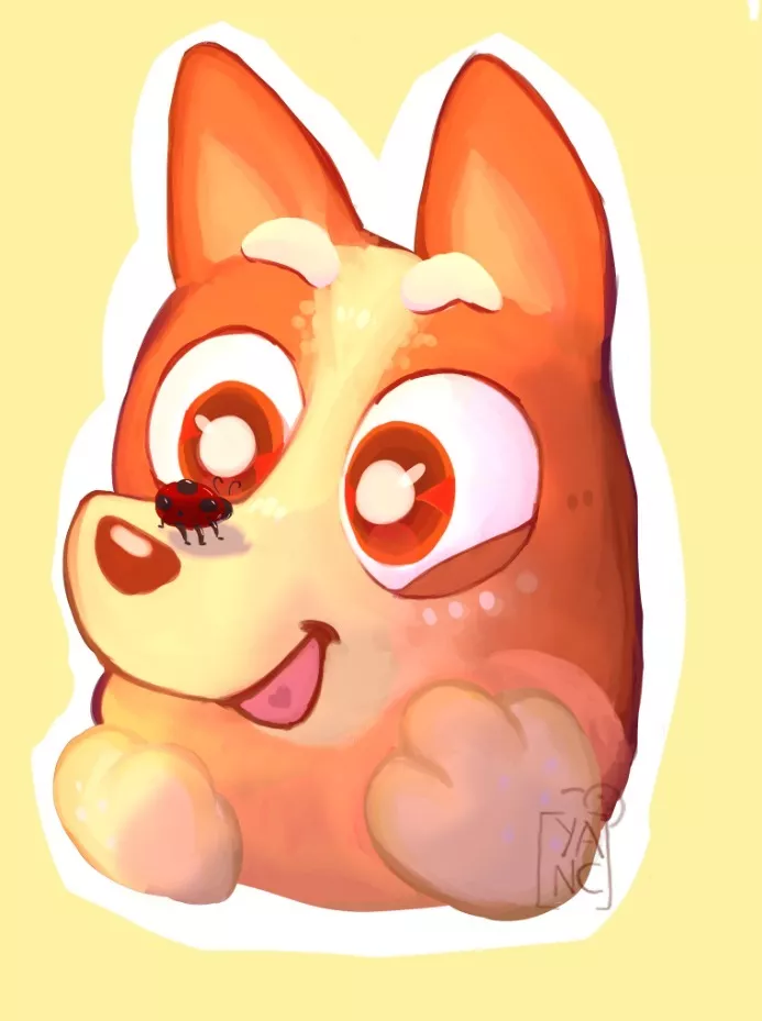 Poor little bug on the wall, ding - jing [art by me @yanc250 on Instagram]