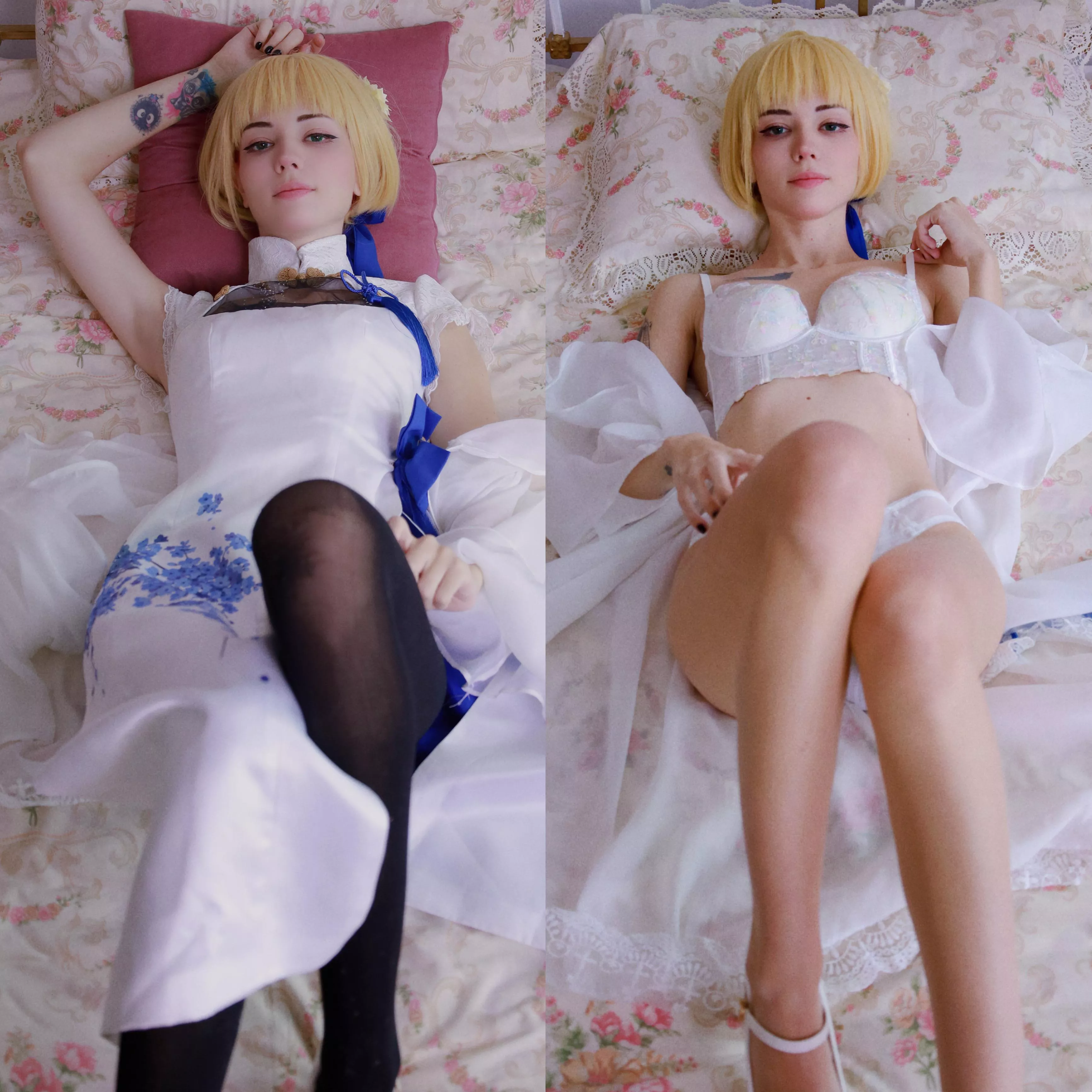 Saber cosplay by astela_chan