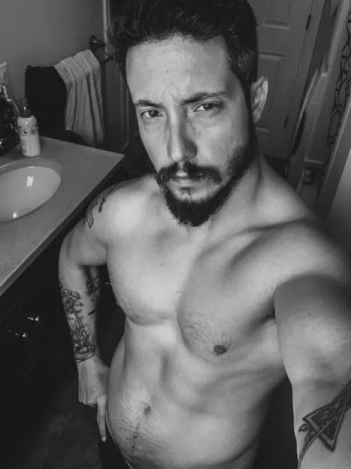 Shirtless selfies all day