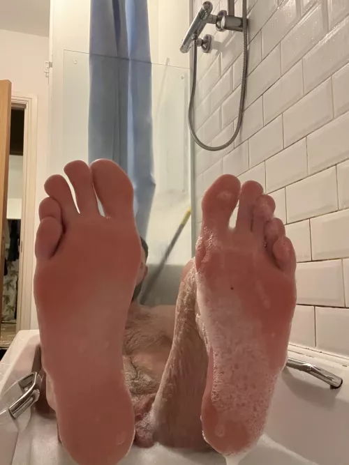 Soapy feet