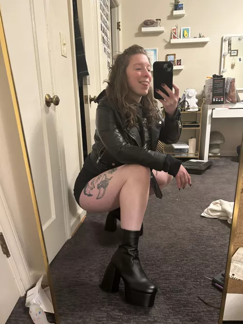 Sometimes leather just feels right
