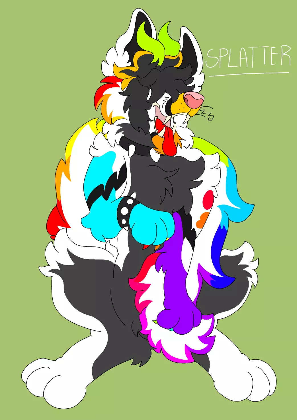 SPLATTER THE SPARKLEDOG!