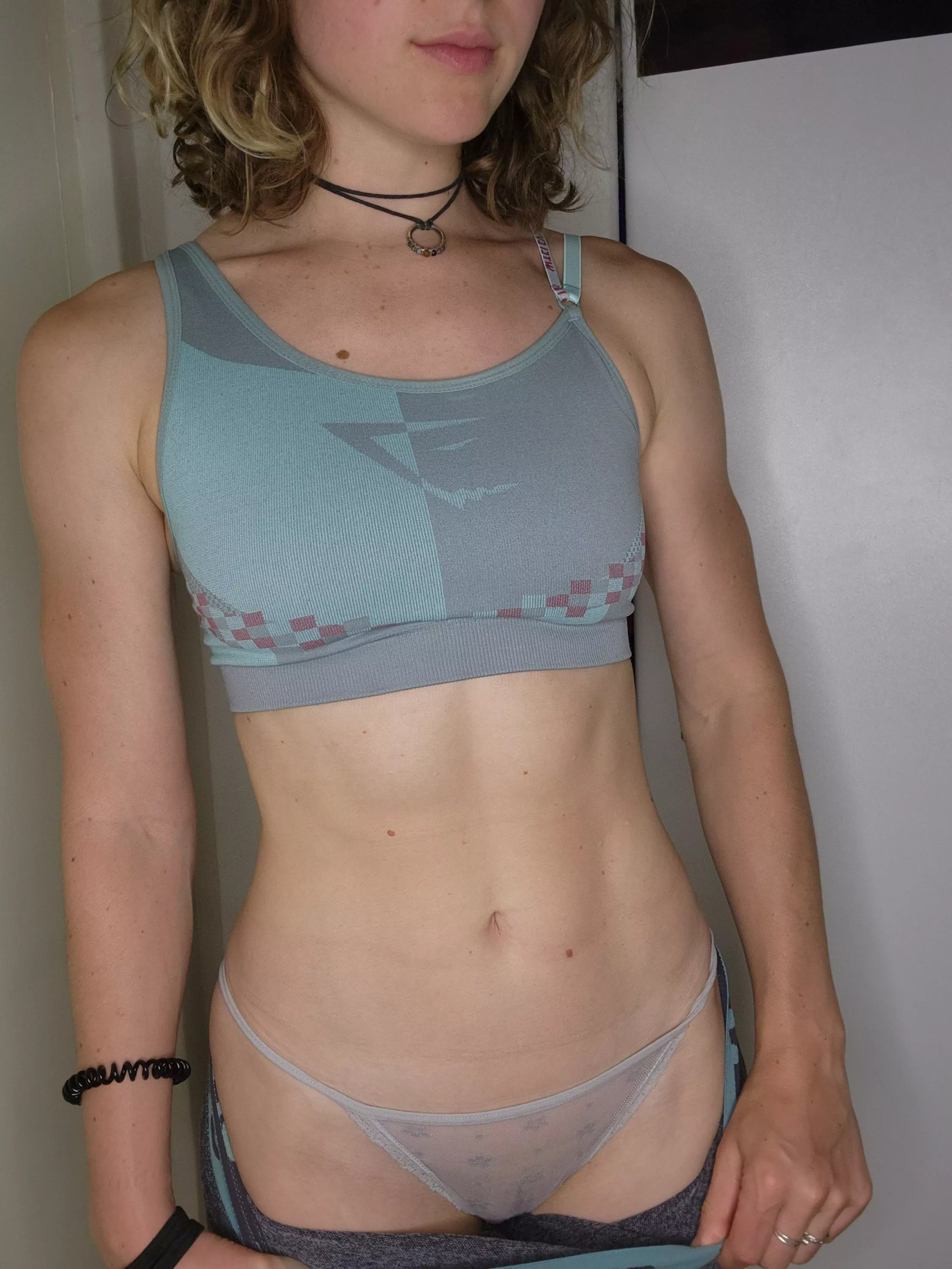 This is whats under my gym tights