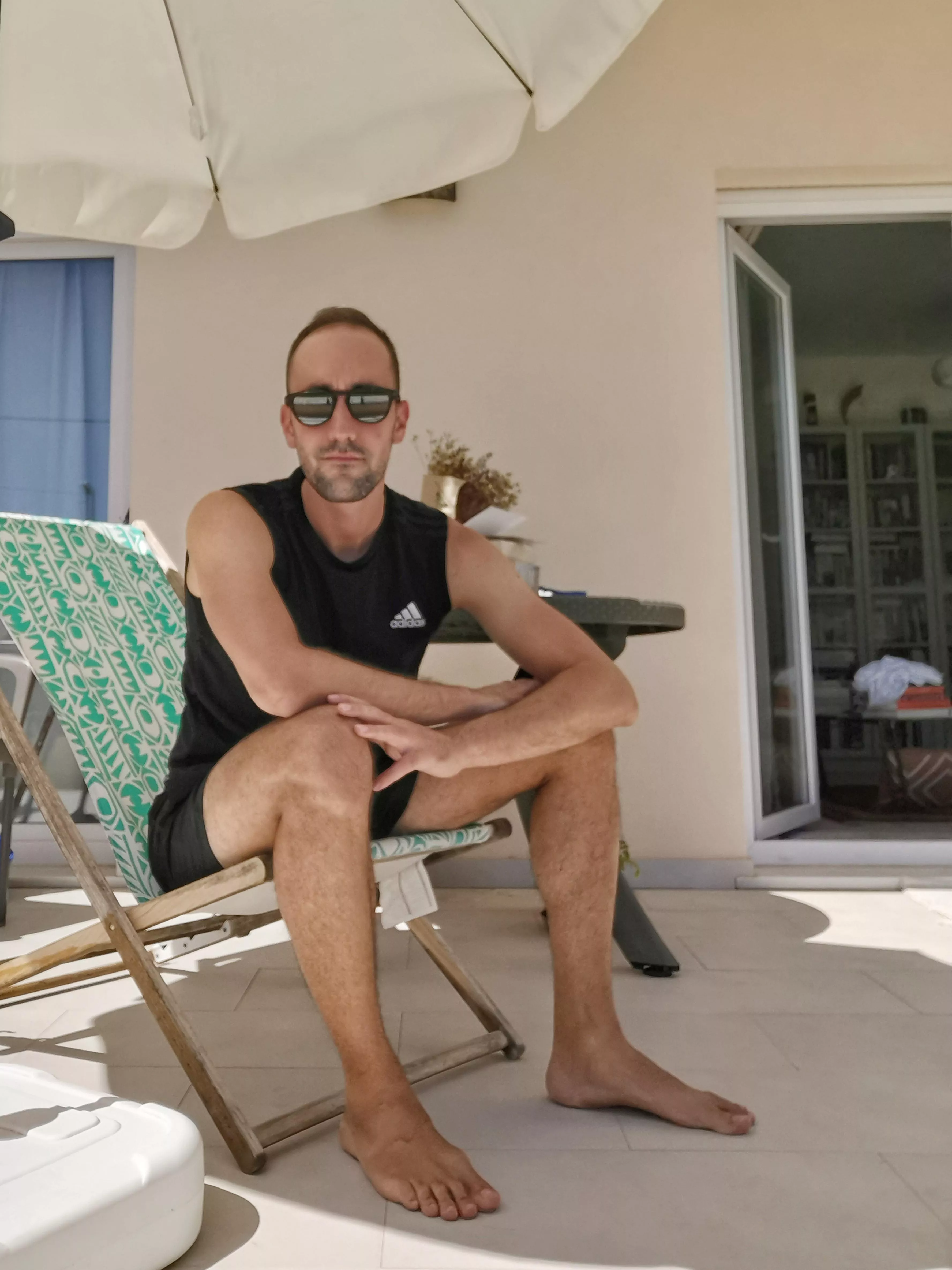 unconfident poster enjoying early spring