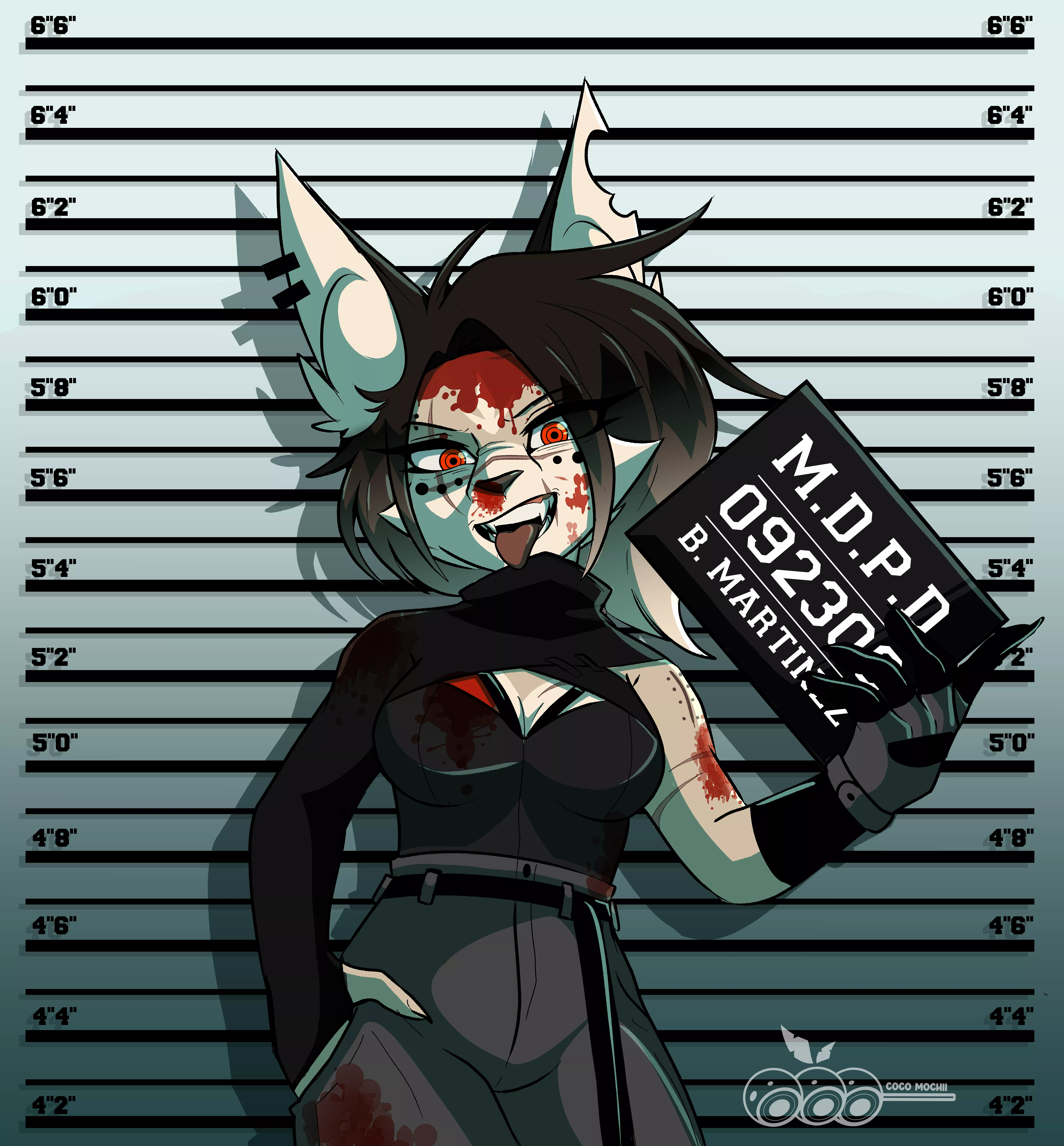 Untouchable fennec fox! (art by me)