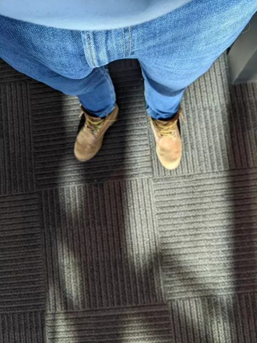 waiting for the elevator