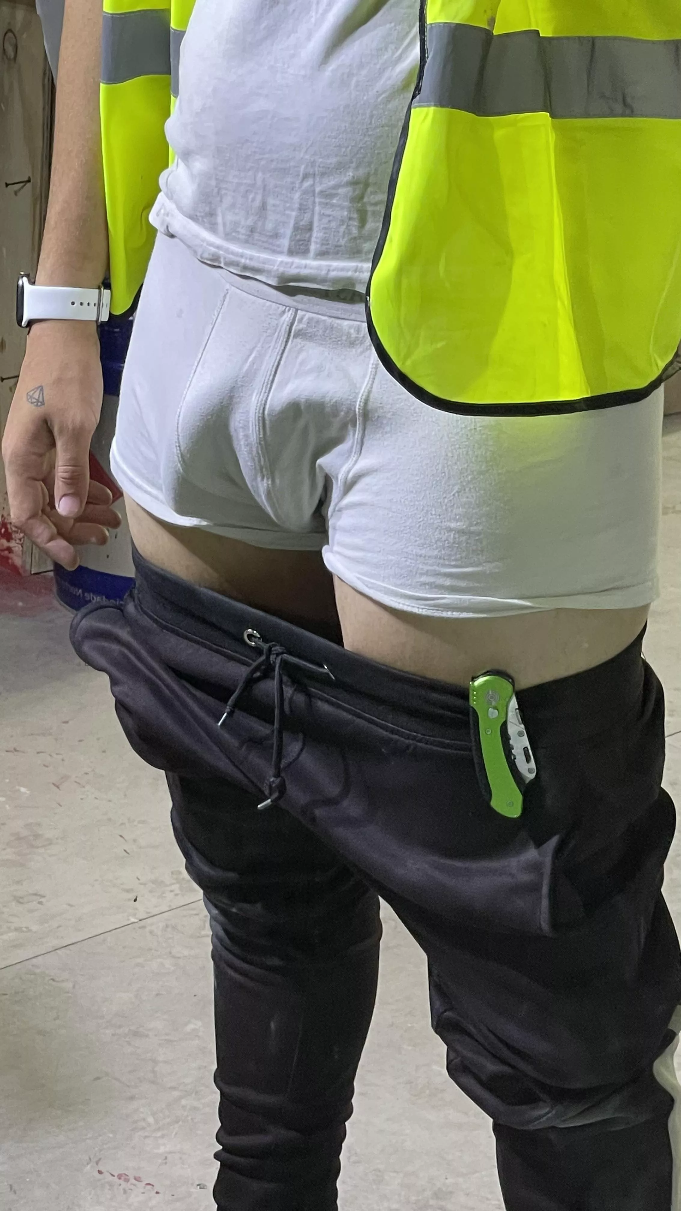 What would you do if you walked in and caught me like this?