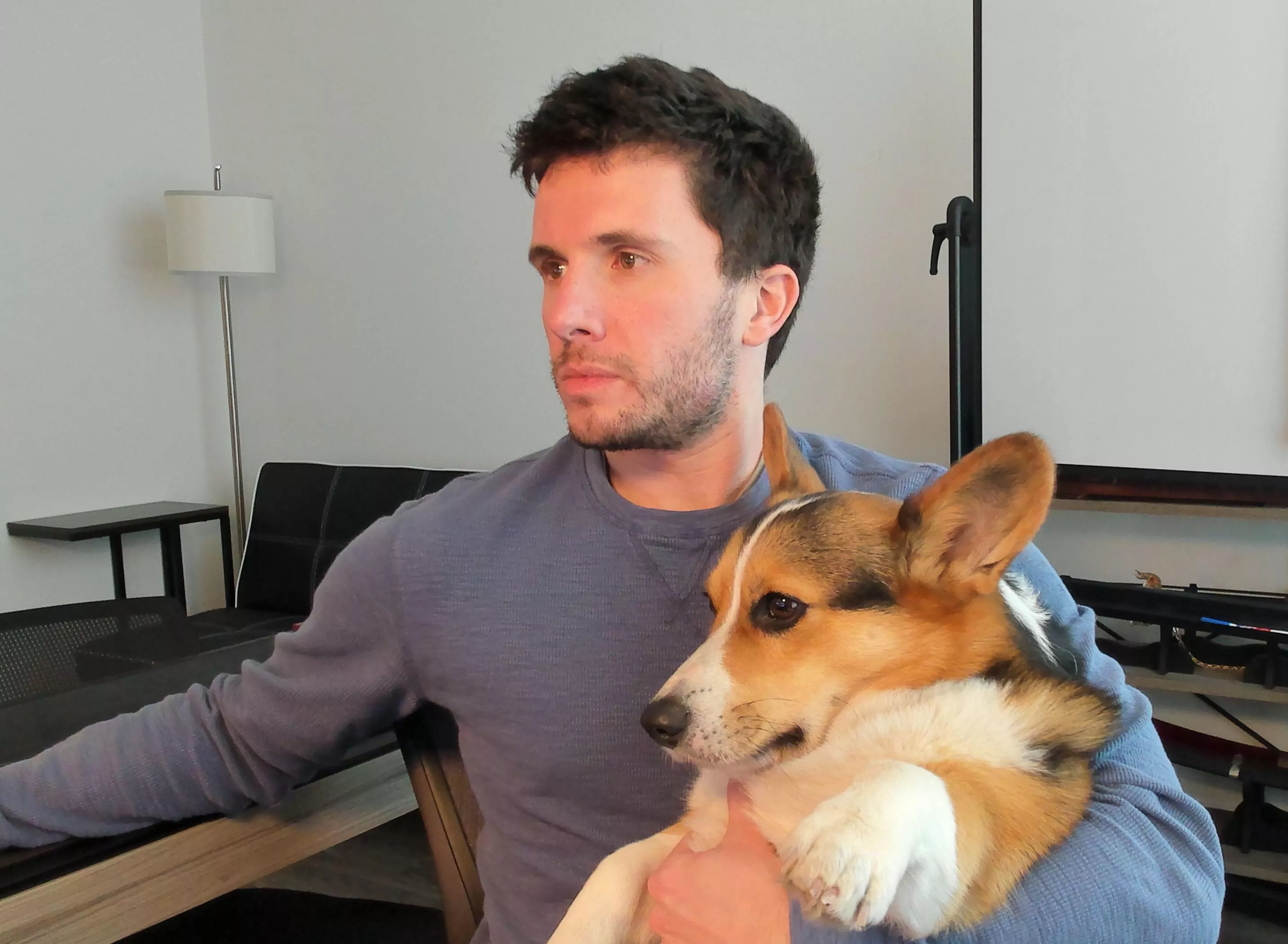 When it's snowing in California and you just want to clear out your PC game backlog but your dog wants to be included