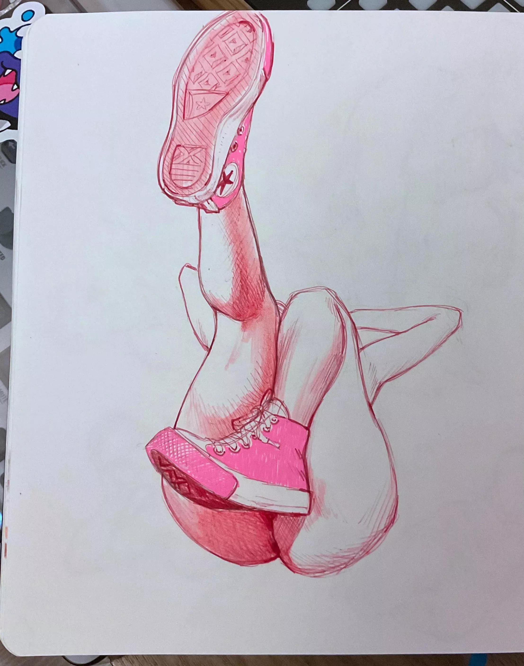 when someone draws you wearing chucks you have to share It!!