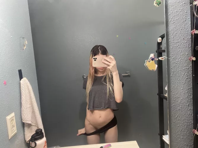 why don’t you come take these off for me instead?