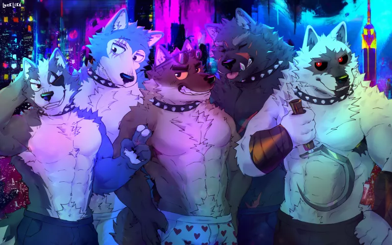 Wolves! | art by me | @Luck_Like_ on Twitter!