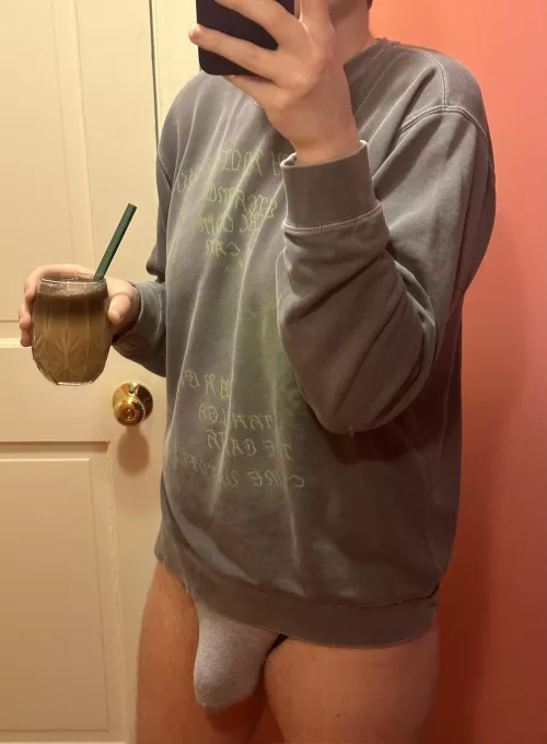 working from home on a snow day