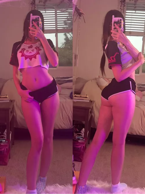 Would you take D.Va from the front or the back…