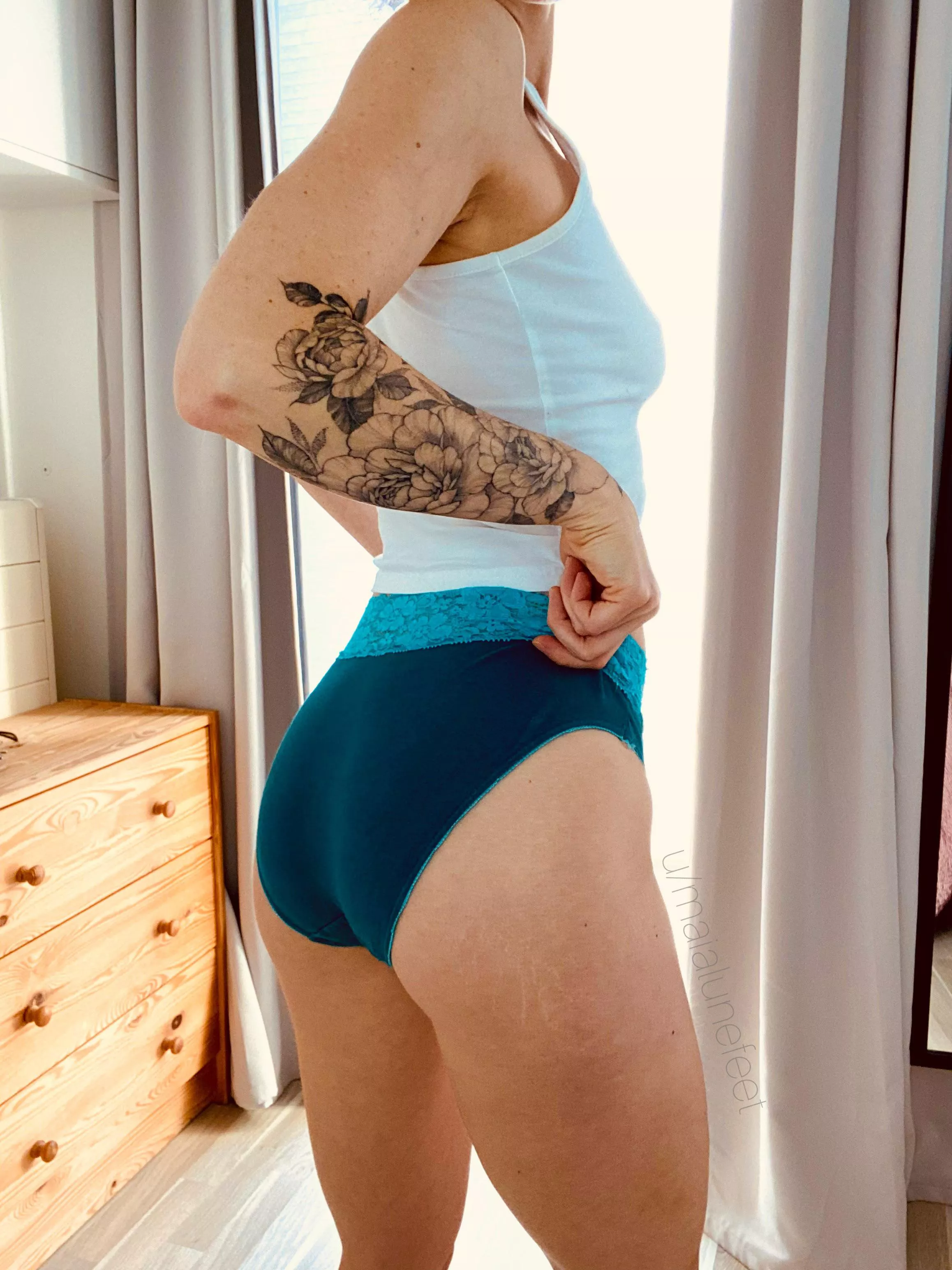 You walked in on me changing