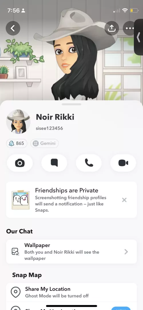 Add her at sisee123456