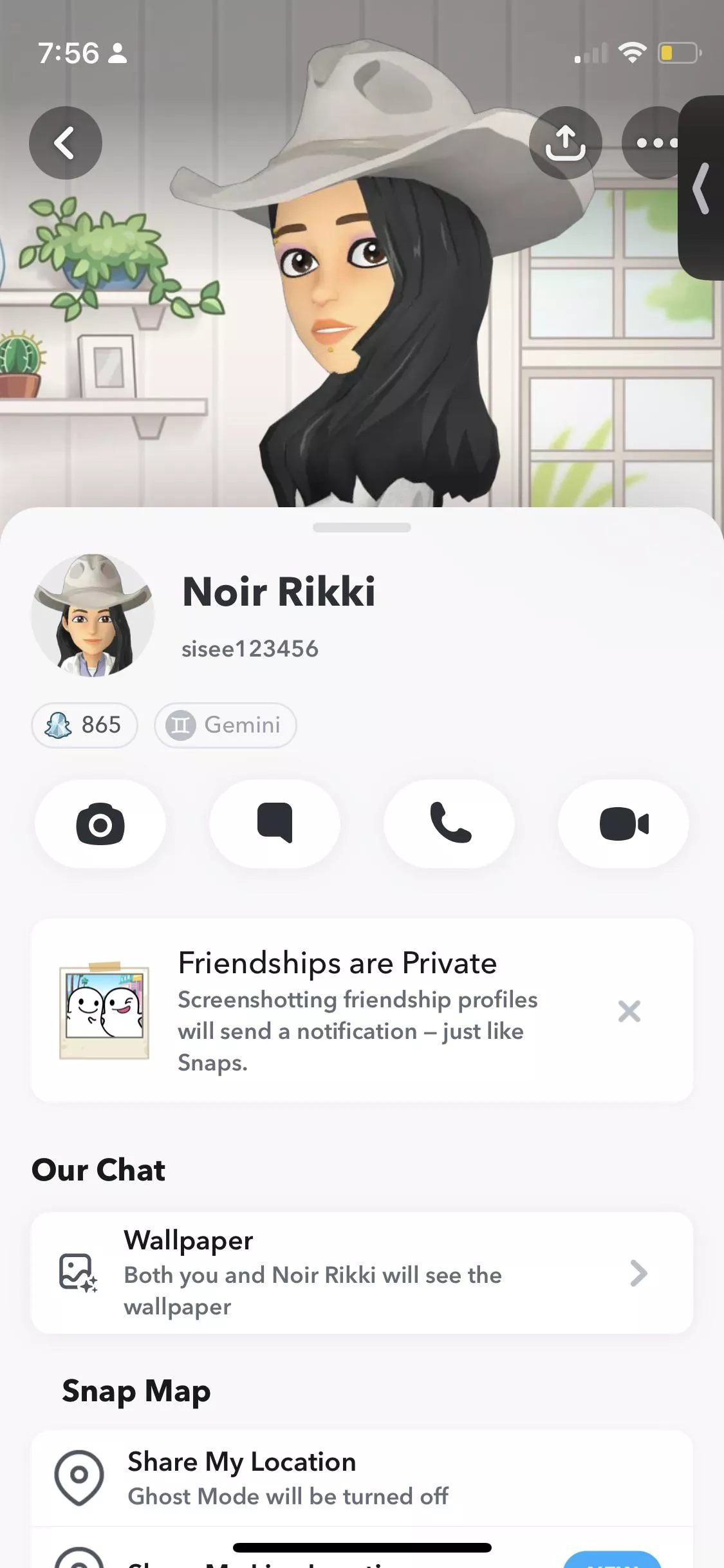 Add her at sisee123456