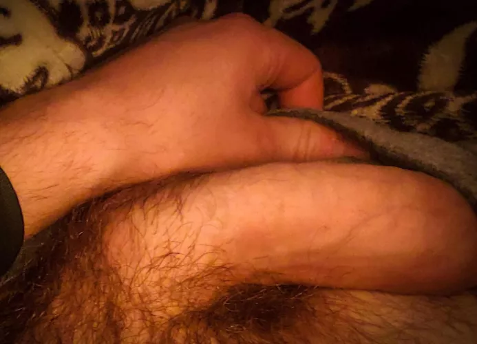 Almost as thick as my wrist. I'm here to flood your guts as I stretch you out.