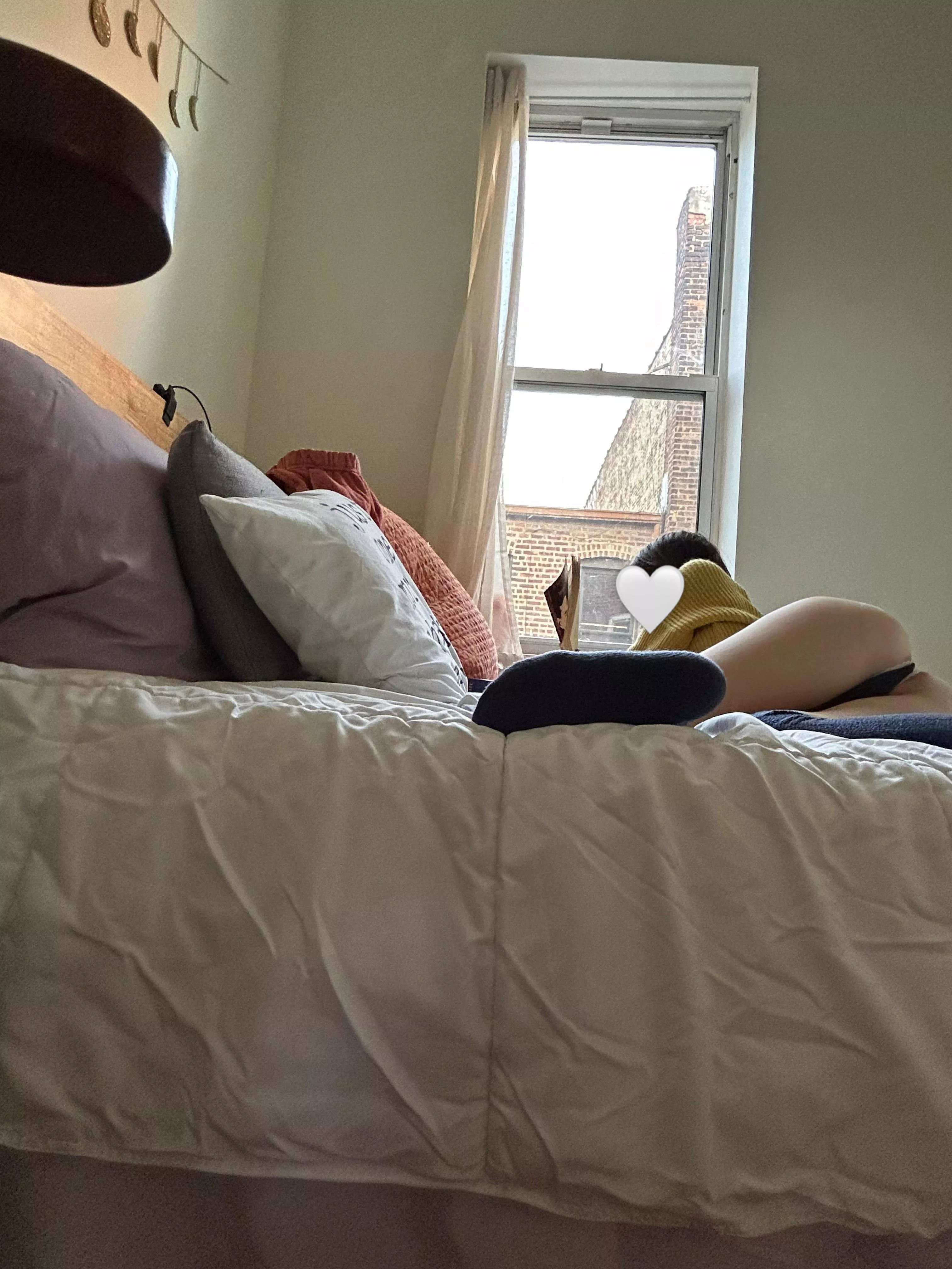 Always reading, always in my cozy socks 😊