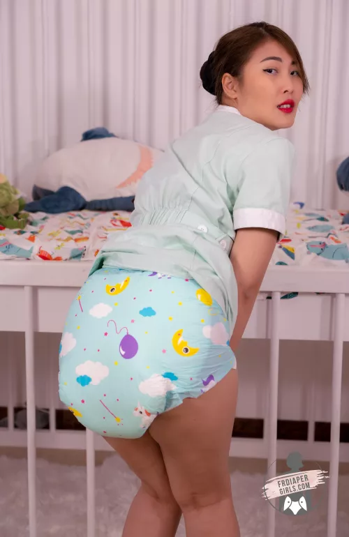 Ange is perfect in her nurse’s outfit!