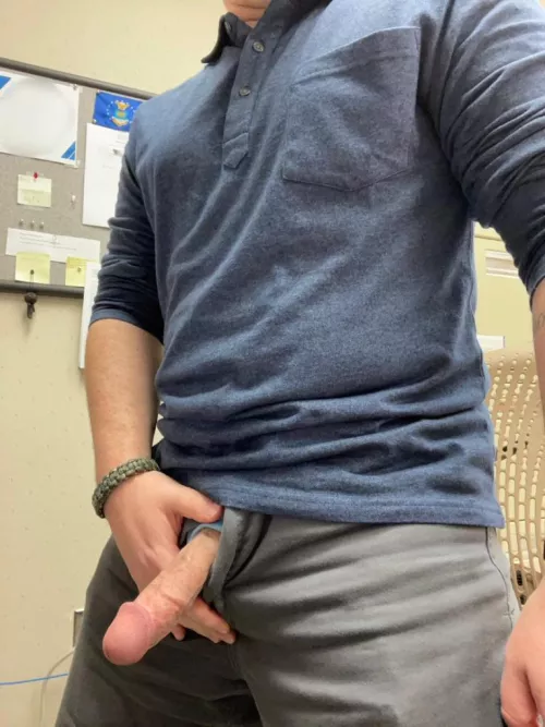 Another hard day at work.