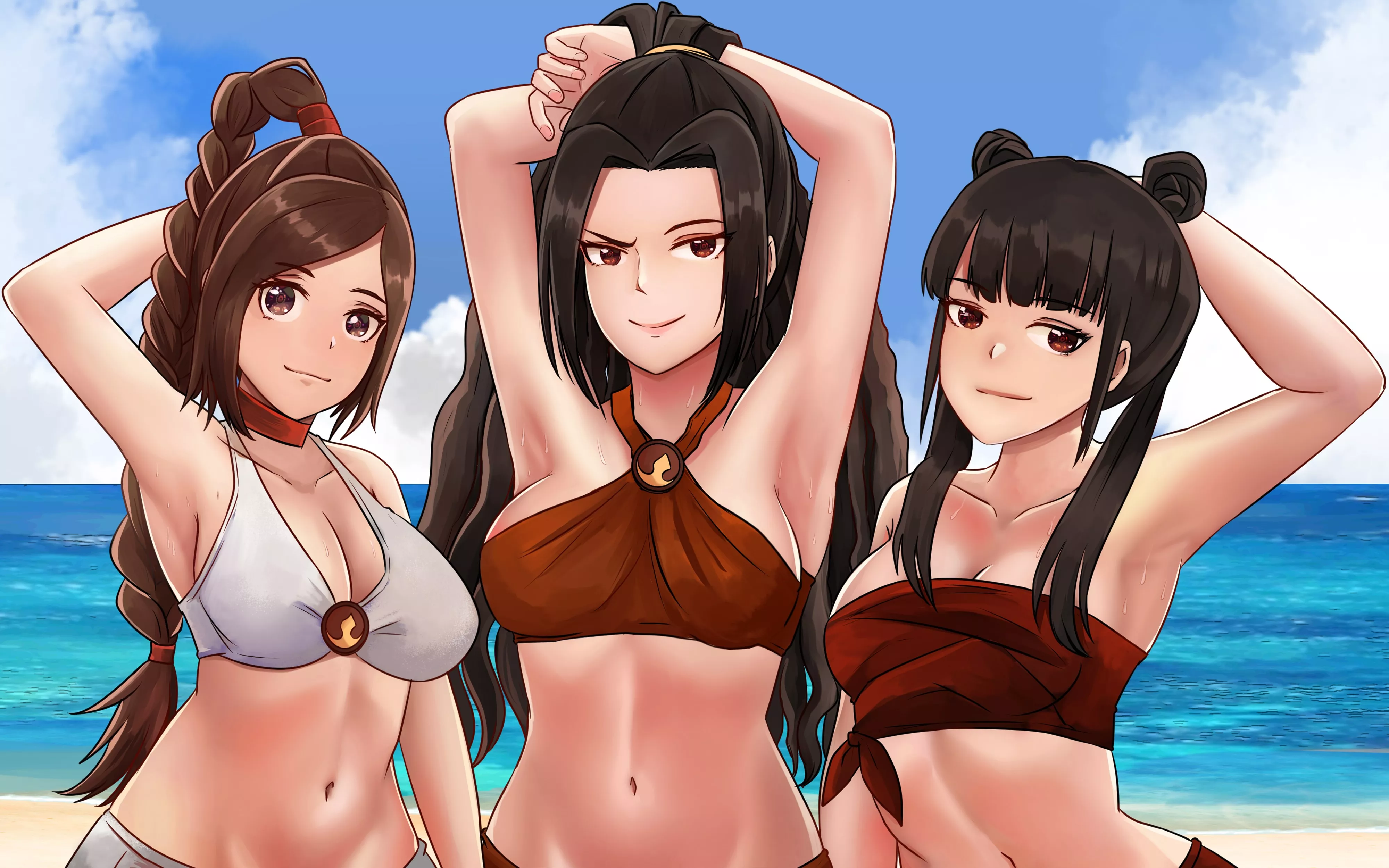 ATLA beach episode deleted scene (Uzhiefreedom)