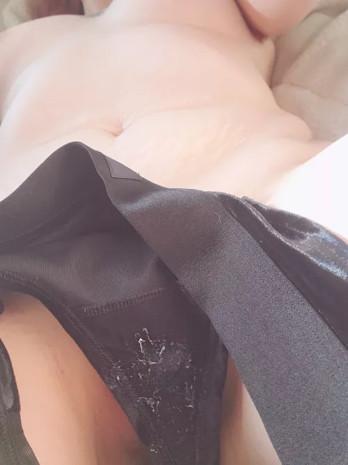 Black with a side of cream