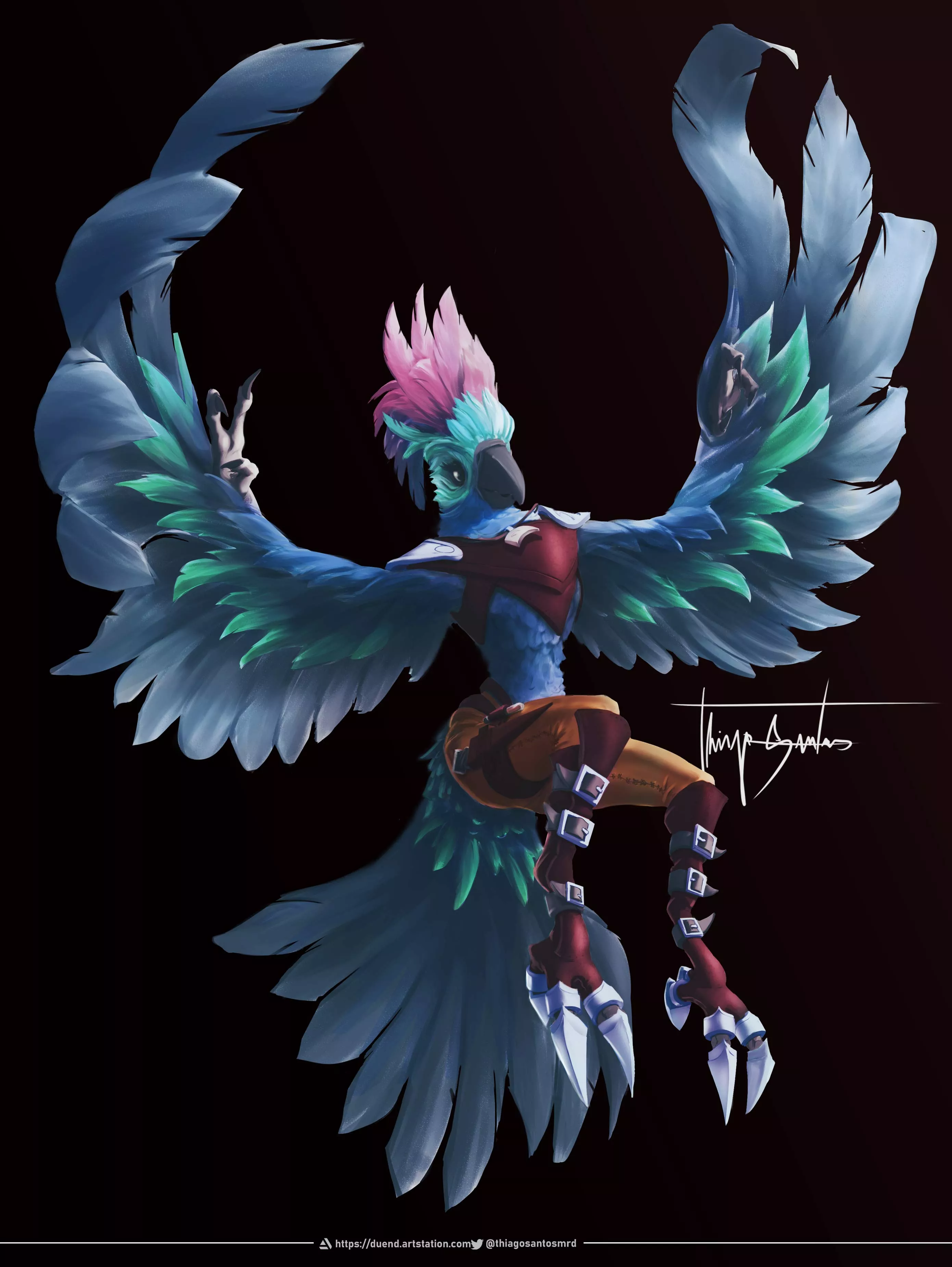 Blue Rapine, commission I made for a friend :)