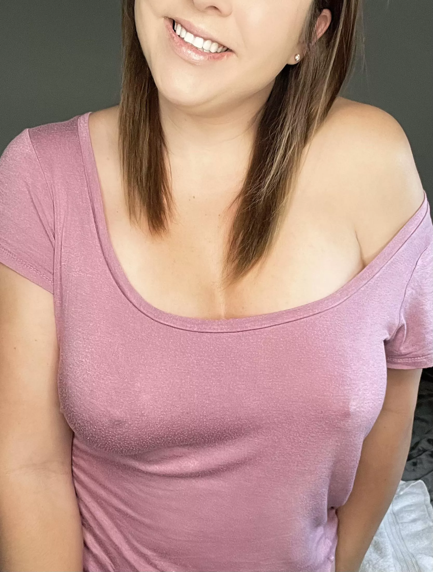 Braless mama