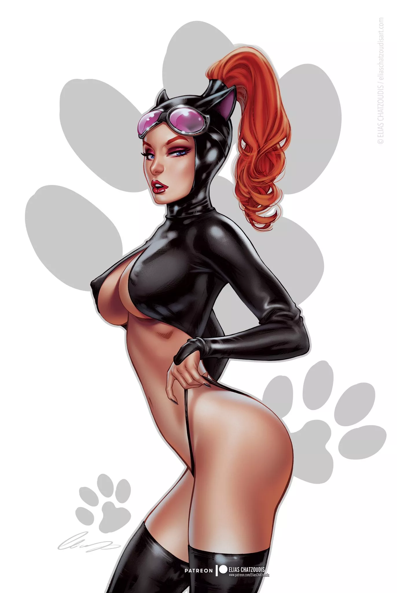 Catwoman Beauty (Elias Chatzoudis) [DC]