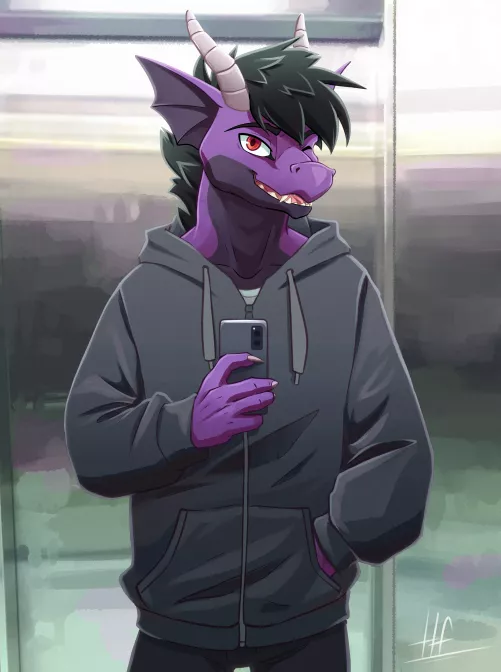 Commission for kirothedragon [by me @heretic.fox on Instagram]
