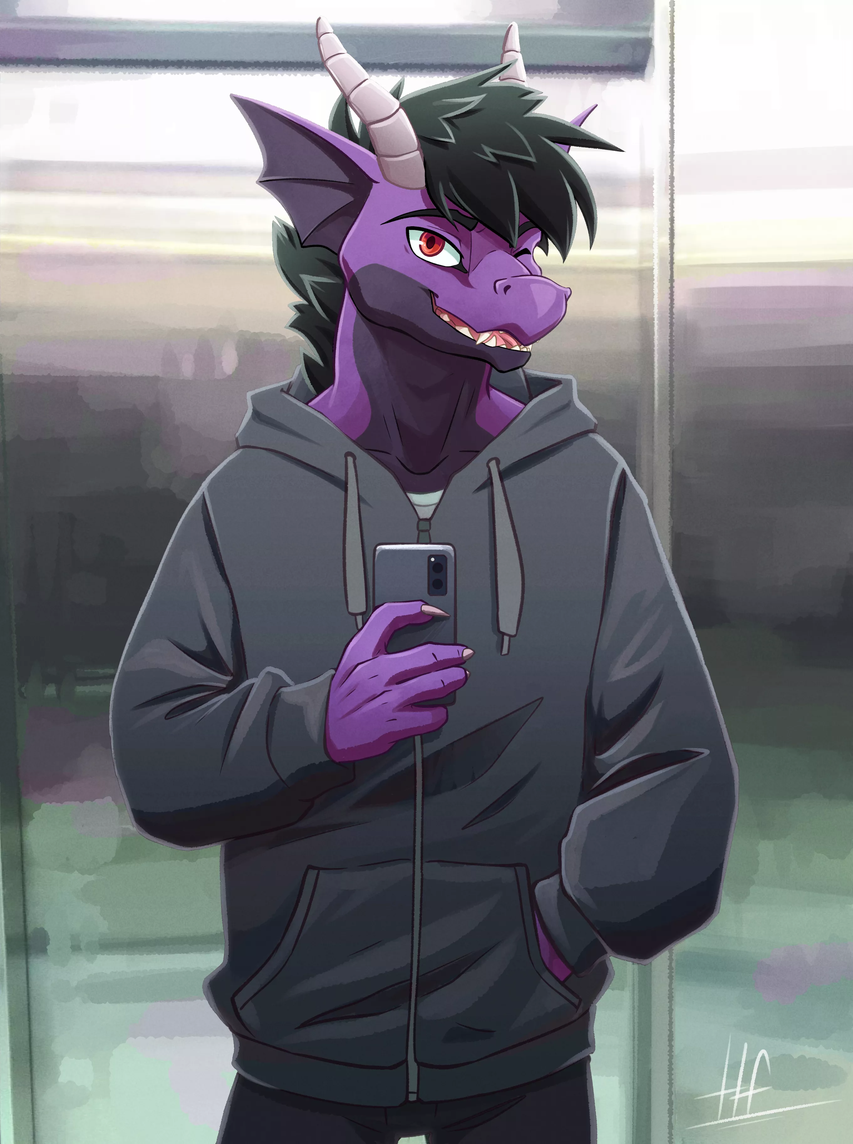 Commission for kirothedragon [by me @heretic.fox on Instagram]