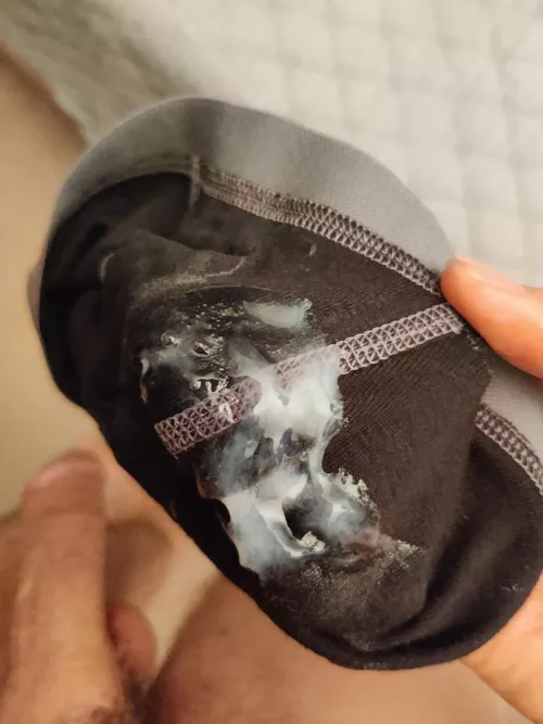 Day 5 as my cum rag. 1 load per day