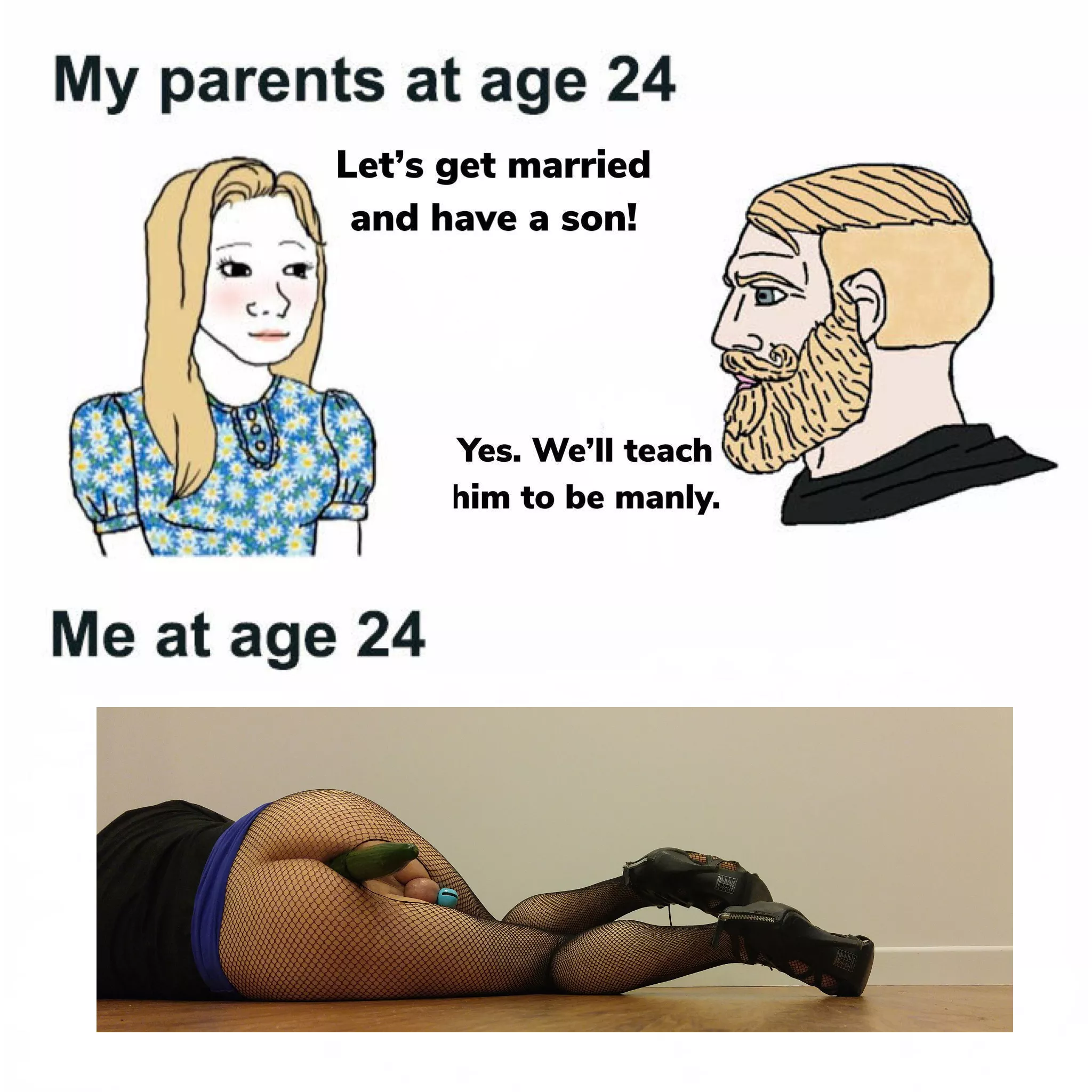 Different generations (re-do with right flair)