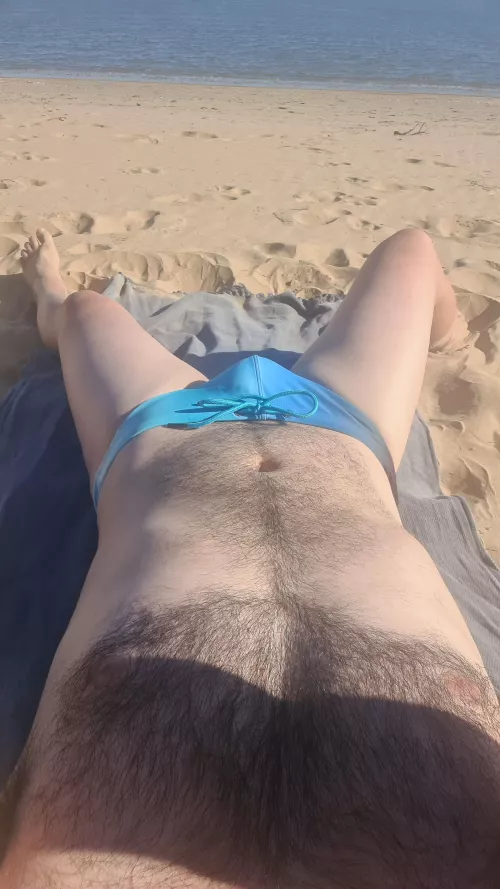 Entire beach to myself so no one to see my new swimsuit. I'm a bit of an attention whore so I thought I'd share