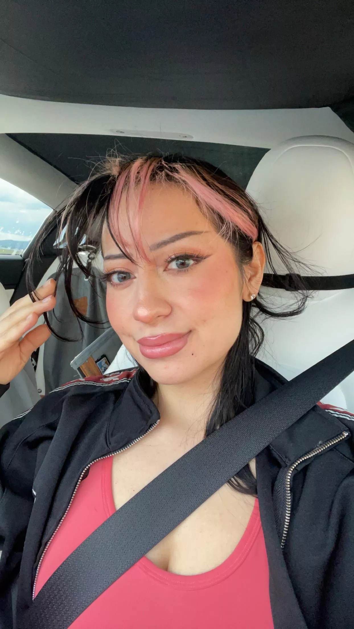 (F) Having a bad hair day