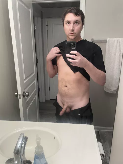 Forgot underwear with my scrubs today