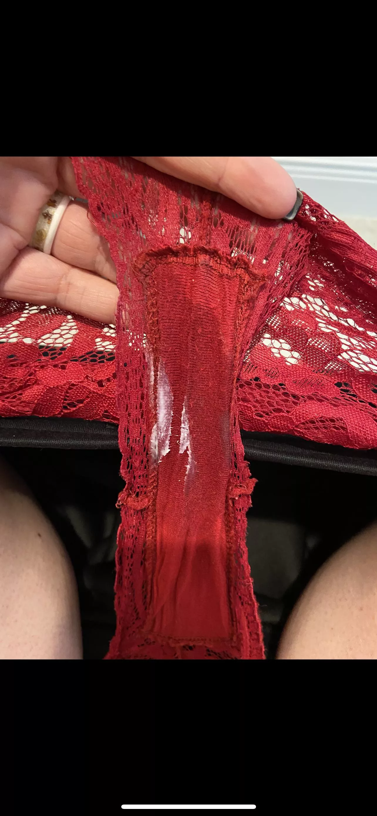 Fuck I’m so horny….I’ve never soaked panties like this before…..