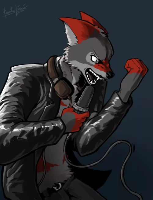 Gift for a screaming friend (art by me)