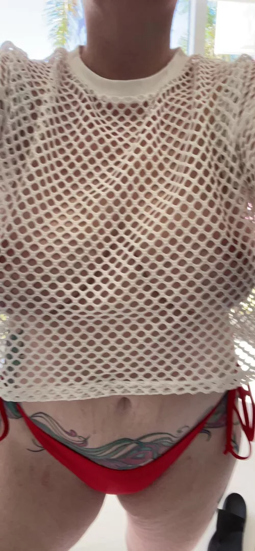 Going on a hunt for cock by the pool