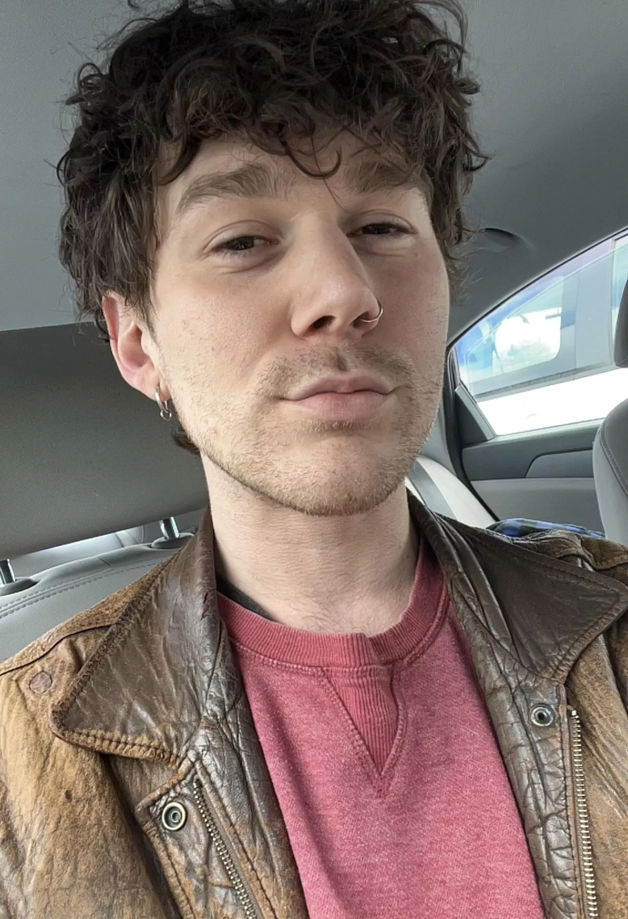 Having a messy hair day in clinicals