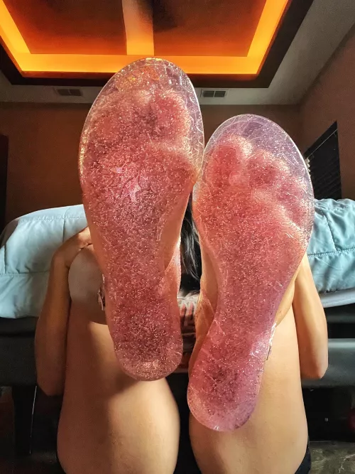 I want you to press your face against them!